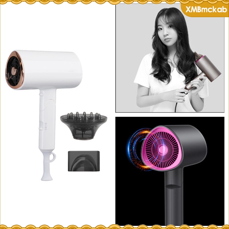 Portable Hair Dryer Diffuser Cover Blower Travel Universal Tool White