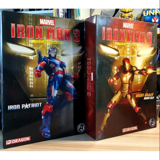 GINPLA IRON MAN 3 VS IRON PATRIOT 1/9 SCALE  Set 2 กล่อง