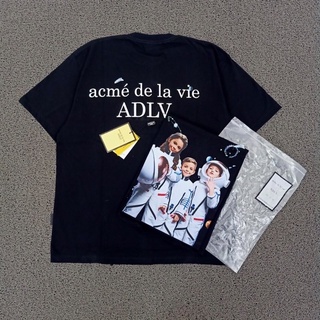 เสื้อยืด ลาย ADLV OVERSIZE SEE STAR สีดํา นําเข้าจากเต็มตัว