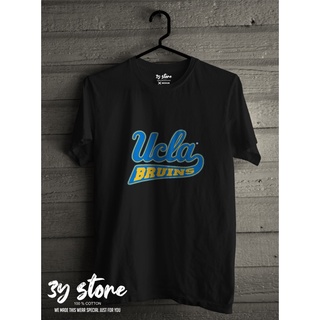 เสื้อยืดโอเวอร์ไซส์Ucla BRUINS เสื้อยืด พิมพ์ลายมหาวิทยาลัยสหรัฐอเมริกา อายุ 3 ปีS-3XL