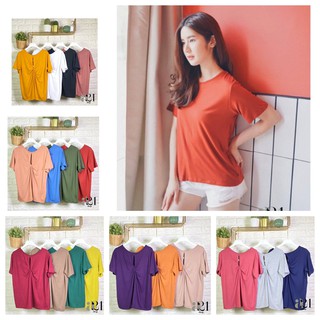 A21 เสื้อยืดดีเทลเย็บบิดเกลียวด้านหลัง CARDIGAN_NISTA