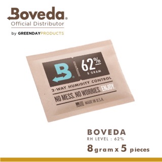 BOVEDA OFFICIAL - 8grams 62% RH (5pieces/pack)