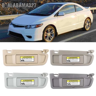 Alabama327 ที่บังแดด ด้านขวา 83230‐Sna‐A01Zb แบบเปลี่ยน สําหรับ Honda Civic 2006‐2008