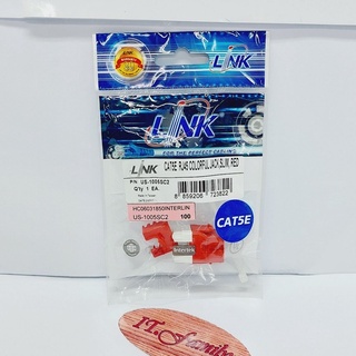 เต้ารับหัวแลนตัวเมีย CAT5E RJ45 Modular JACK US-1005SC2 Link (ออกใบกำกับภาษีได้)