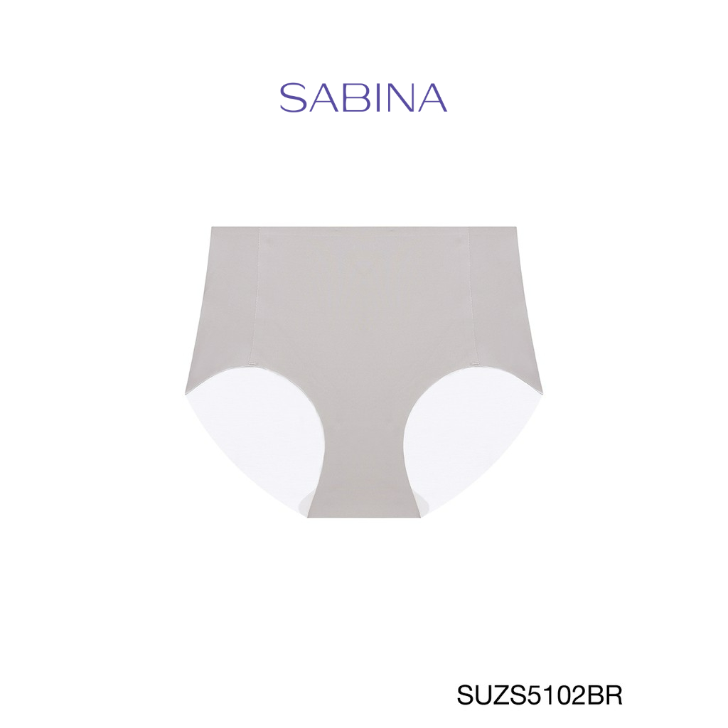 Sabina กางเกงชั้นใน Panty Seamless (High-waist)  รหัส SUZS5102BR สีน้ำตาล