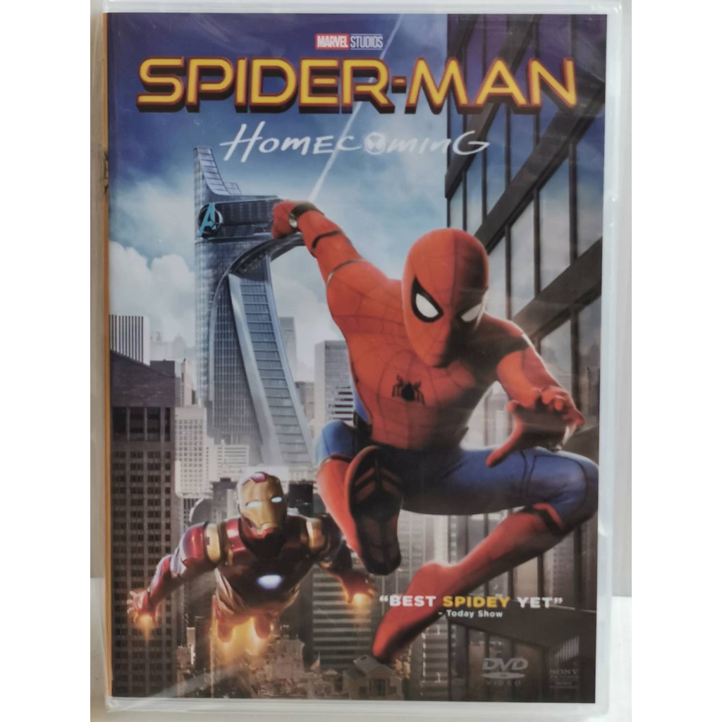 DVD : Spider-Man Homecoming (2017) " Tom Holland, Zendaya, Michael Keaton " Mavel Studios