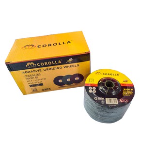 Corolla ใบเจียรหนา 4" (5ใบ) แผ่นเจียรหนา 4นิ้ว 6mm สีเขียวCorolla