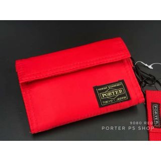 Porter exclusive กระเป๋าสตางค์ แฟชั่นสไตล์ สวยคุณภาพ แท้💯 รุ่น 9080 สีแดง (Red color)