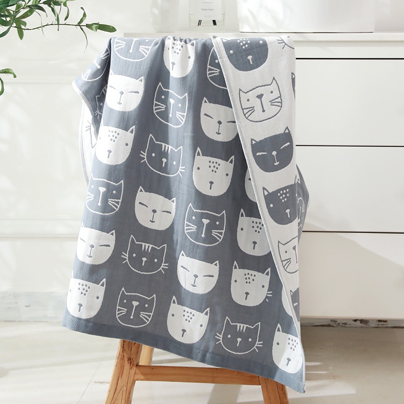 ผ้าเช็ดตัวสาลูขนาด70*140cm ผ้าขนหนูสาลู3ชั้นผืนใหญ่ - รูปที่ 2