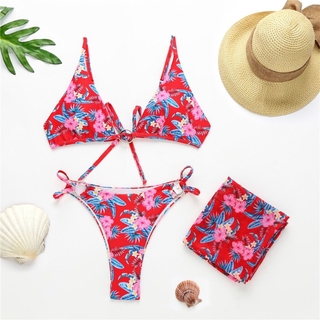 พร้อมส่ง❤️🔥 เซ็ตชุดว่ายน้ำสายฝอ DADDYS GIRL SWIM SET (3071)