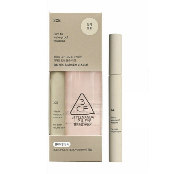 3CE Slim Fix Waterproof Mascara (Lip & EYE Remover)