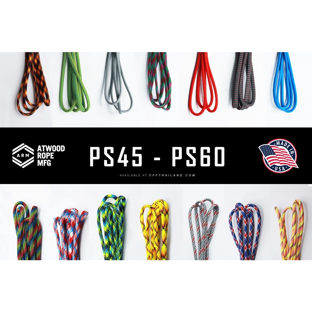 เชือก Paracord 550  Made in  USA. (PS45 - PS60)