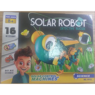 หุ่นยนต์ ตักแตน พลังงานแสงอาทิตย์ Solar Robot Detective Bugsee