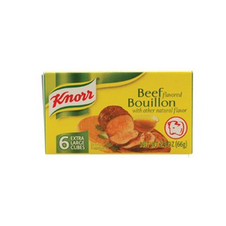 Knorr Beef Bouillon Cubes 66g คนอร์เนื้อวัวก้อน 66 กรัม