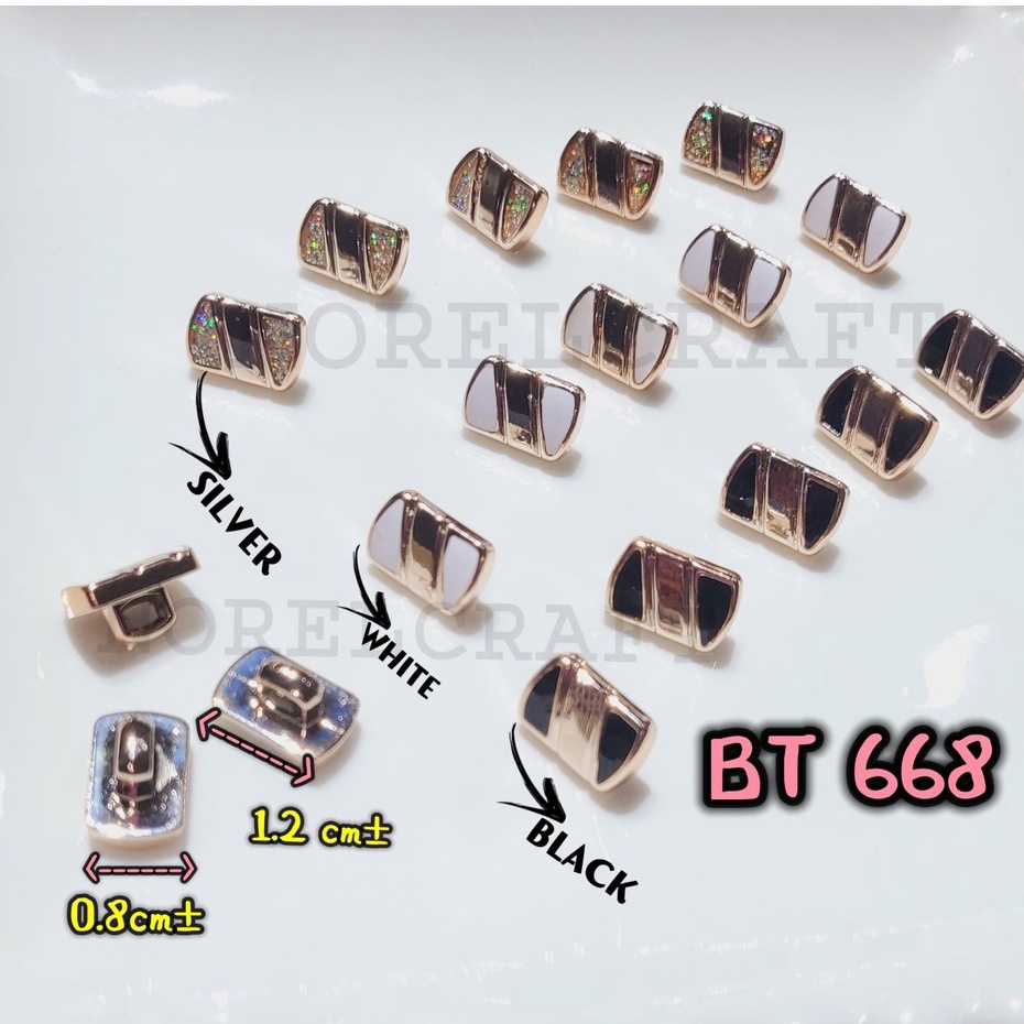 144PCS[BT-668]BUTANG FESYEN/BUTTON FASHION/BTANG KEMEJA/ BUTANG BISA/NORMAL SHIRT BUTTON