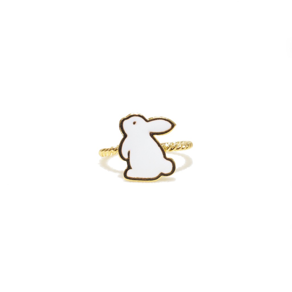 แหวนกระต่ายนั่ง (Teatime Rabbit Ring)