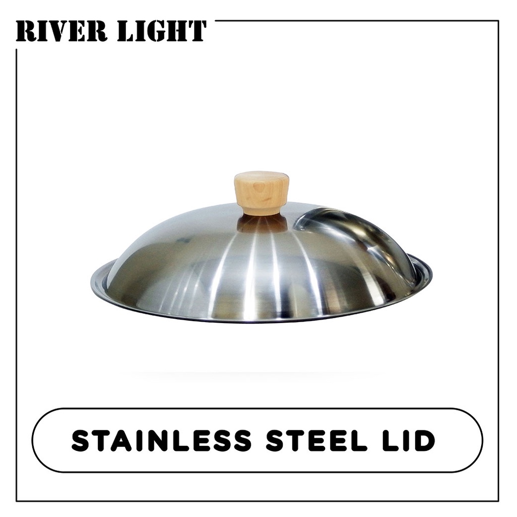 RIVER LIGHT STAINLESS STEEL LID 28 CM