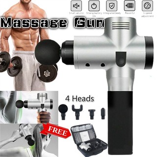 Massage gun ปืนนวดกล้ามเนื้อสำหรับนวดผ่อนคลายกล้ามเนื้อ ปืนนวดฟิตเนสผ่อนคลายกล้ามเนื้อ Fascial Gun ปืนนวดสั่นสะเทือน