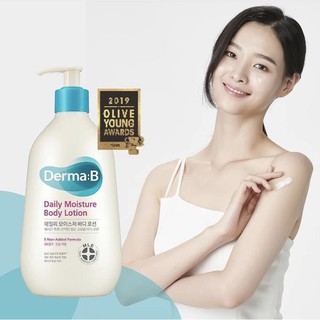 [พร้อมส่ง/ของแท้] โลชั่นทาผิว Derma:B Daily Moisture Body Lotion 257ml/400ml Derma-B