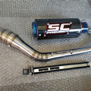 KNALPOT SC PROJECT CBR 150R R15 VIXION NMAX PCX SATRIA FU SONIC MEGAPRO CB150 BYSON GSX XABRE DLL