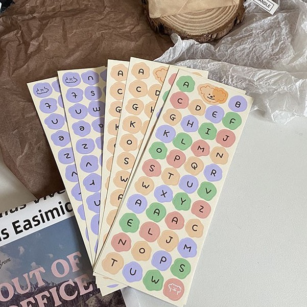 โอยา 丨 เกาหลีถามรุ่นอินสติกเกอร์ตัวอักษรสติกเกอร์วัสดุน่ารักสติกเกอร์กราฟฟิตีเครื่องเขียนเคสโทรศัพท์สติกเกอร์ตกแต่งสติกเกอร์ปิดผนึก