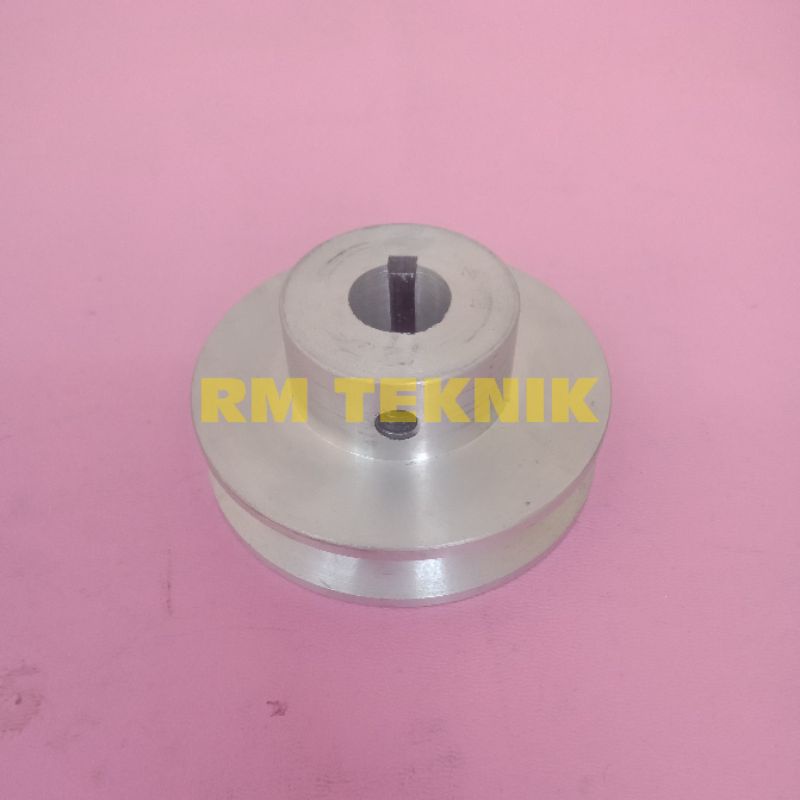 Pulley Pulley A1 - เพลา 3 นิ้ว 16 mm one line vanbelt Pulley อะลูมิเนียม