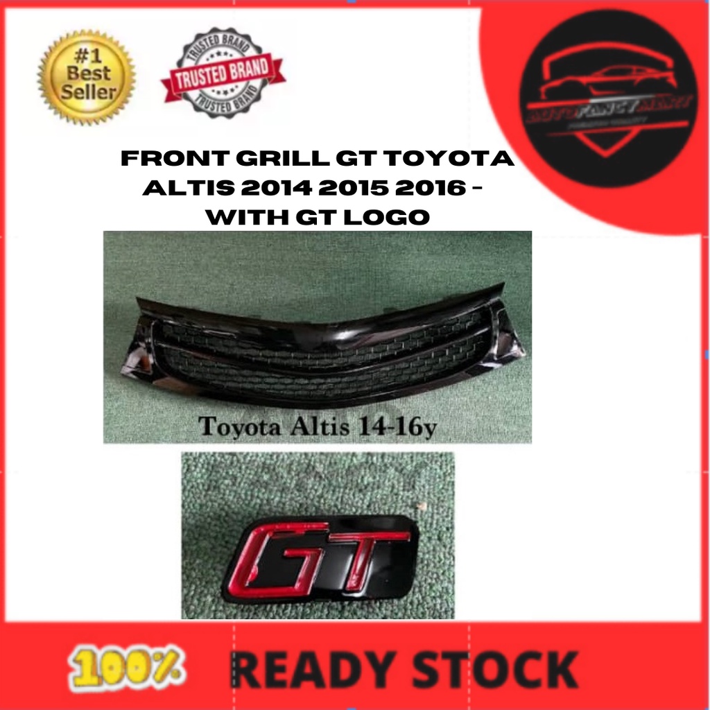 กระจังหน้า GT Toyota Altis 2014 2015 2016 - มีโลโก้ GT - รูปที่ 2