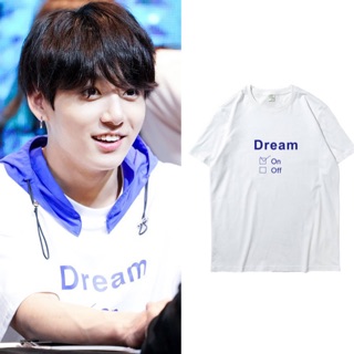 &lt;พร้อมส่ง&gt;เสื้อยืด สกรีนลายแบบ Jungkook BTS kpop