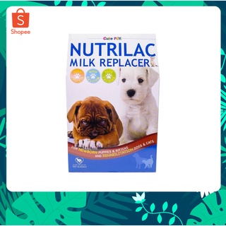 Nutri-lac นมผง นูตริแลก สำหรับ ลูกสุนัข ลูกแมว ลูกกระต่าย 250 g