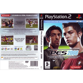 แผ่นเกมส์ PS2 PES Pro Evolution Soccer 2008   คุณภาพ ส่งไว (DVD)