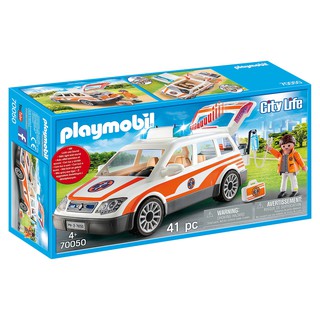 Playmobil 70050 Emergency Car with Siren แอ็คชั่นฟิกเกอร์ ซิตี้ไลฟ์ รถฉุกเฉินพร้อมไซเรน