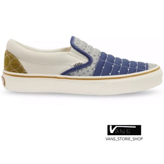 VANS SLIP ON QUILTED BANDANA MULTI MARSHMALLOW SNEAKERS สินค้ามีประกันแท้