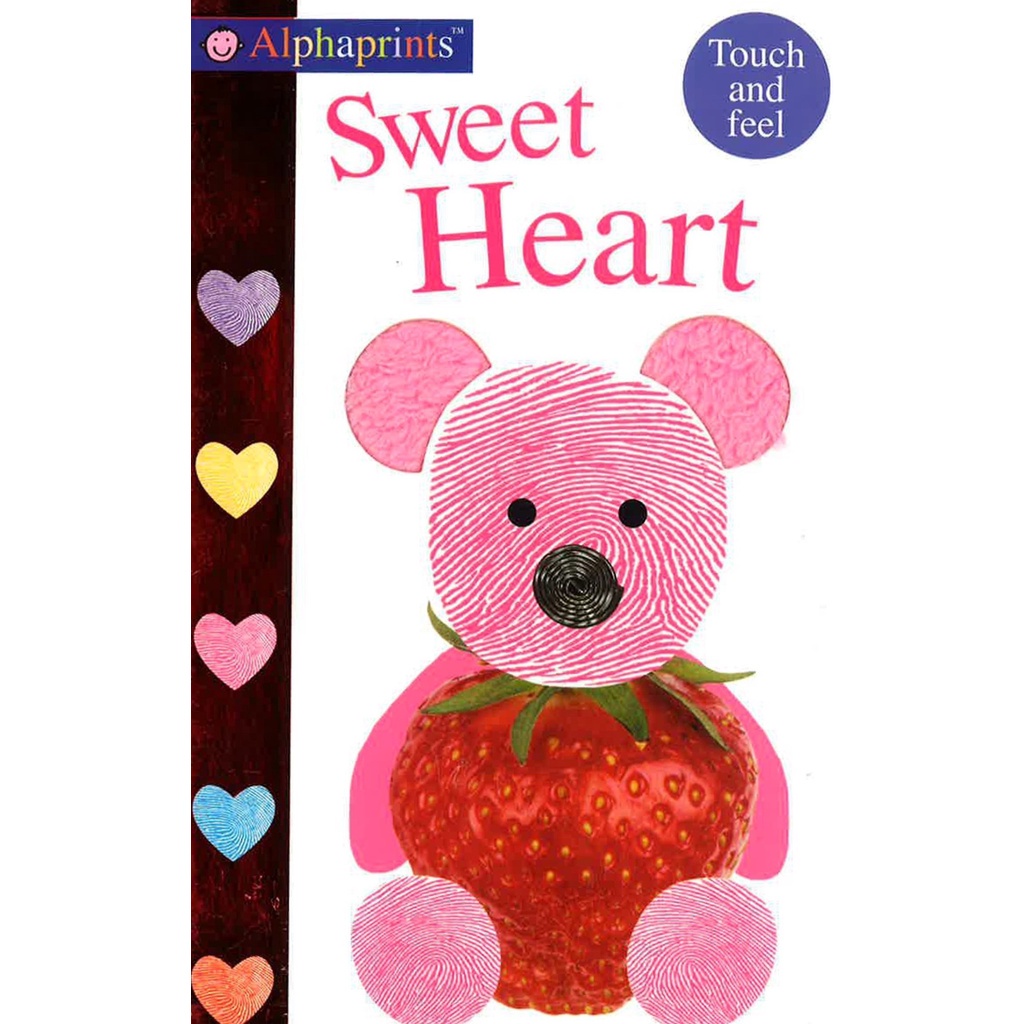 BBW หนังสือ Alphaprints: Sweet Heart: A Touch-And-Feel Book ISBN: 9780312519131