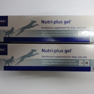 Nutri plus gel วิตามินสำหรับสัตว์เลี้ยง เสริมอาหาร และแร่ธาตุ