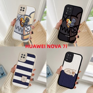 เคส HUAWEI NOVA 7i NOVA7i เคสโทรศัพท์ซิลิโคนกันกระแทก หมีรุนแรง KLQ