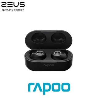 RAPOO i130 Black TWS (หูฟังบลูทูธ) รับประกันศูนย์ 1 ปี