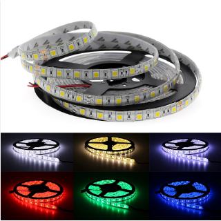 dc 24 v 300 led 5 เมตรสายไฟ led 5050 ยืดหยุ่น rgbw สีขาวกันน้ํา