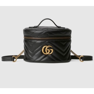 เป้ Gucci vanity marmont backpack สีดำ ใหม่ แท้ อปก ครบ