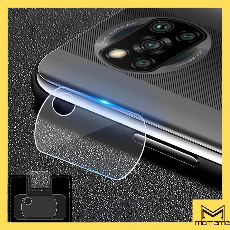 ฟิล์มกระจกนิรภัย 9D 9H ป้องกันเลนส์กล้อง สำหรับ Xiaomi POCO X7 C75 C61 C65 F5 F6 X6 X5 X4 Pro X3 NFC F3 F4 GT M6 M4 M3 F2 Pro 5G Pocophone F1