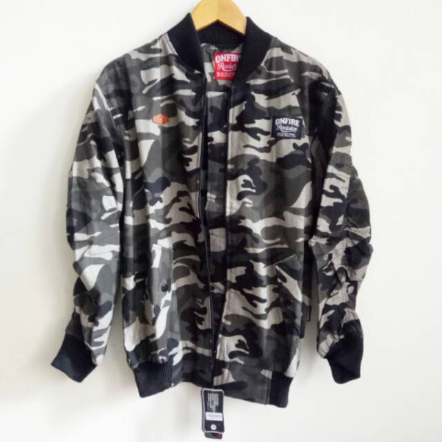 เสื้อแจ็คเก็ต ONFIRE CAMO BOMBER ดั้งเดิม