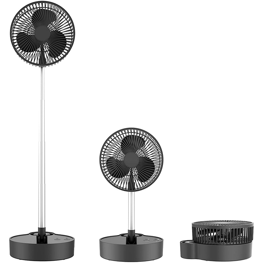 usb multifunction portable fan home outdoor folding telescopic fan