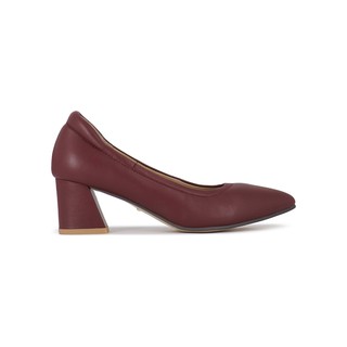 SHU CELEB HEELS 2.5" RETRO HEELS - BURGUNDY รองเท้าส้นสูง