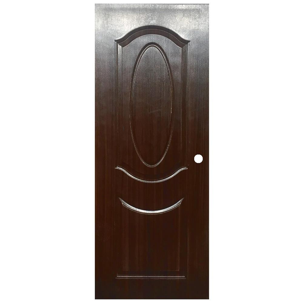 ประตูภายใน ประตูภายใน UPVC AZLE LT-02 80x200 ซม. สีน้ำตาล-โอ๊ค ประตู วงกบ ประตู หน้าต่าง UPVC DOOR AZLE LT-02 80X200CM