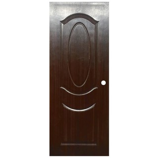 Interior door UPVC DOOR AZLE LT-02 80X200CM Door frame Door window ประตูภายใน ประตูภายใน UPVC AZLE LT-02 80x200 ซม. สีน้