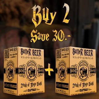 บัตเตอร์เบียร์ ButterBeer เครื่องดื่มไม่มีแอลกฮอล์ในเรื่องแฮรี่ พอตเตอร์ Harry Potter 325 มล. 6 ขวด