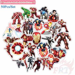 ❉ Iron Man Tony Stark Series 05 - Iron Man’s Battle Suit สติ๊กเกอร์ ❉ 50Pcs/Set Marvel Avengers Superhero DIY Fashion Waterproof Doodle Decals สติ๊กเกอร์