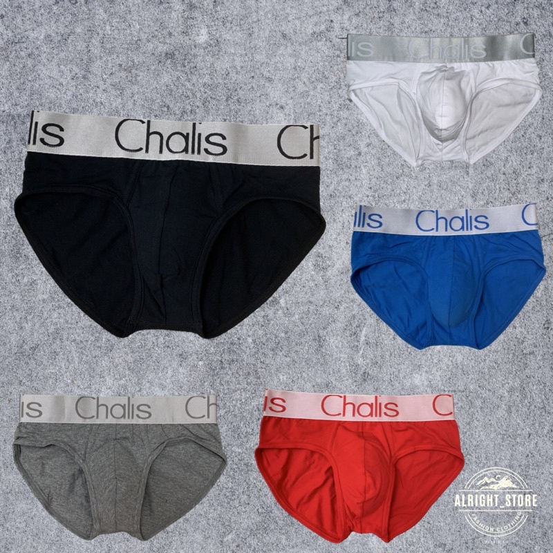 กางเกงในชายแฟชั่น CHALIS ขอบสวยๆ สุดเท่ ใส่สบาย เนื้อผ้าดี เกรดนอก ราคา SALE ไม่อึดอัด ต้องมีใส่ ลุย!!!