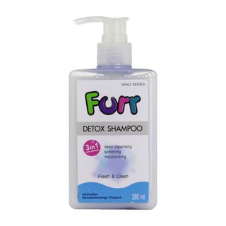 Nano  Furr Detox shmapoo ขนาด 280ml แชมพูสำหรับสัตว์เลี้ยง สูตรฆ่าเชื้อโรค