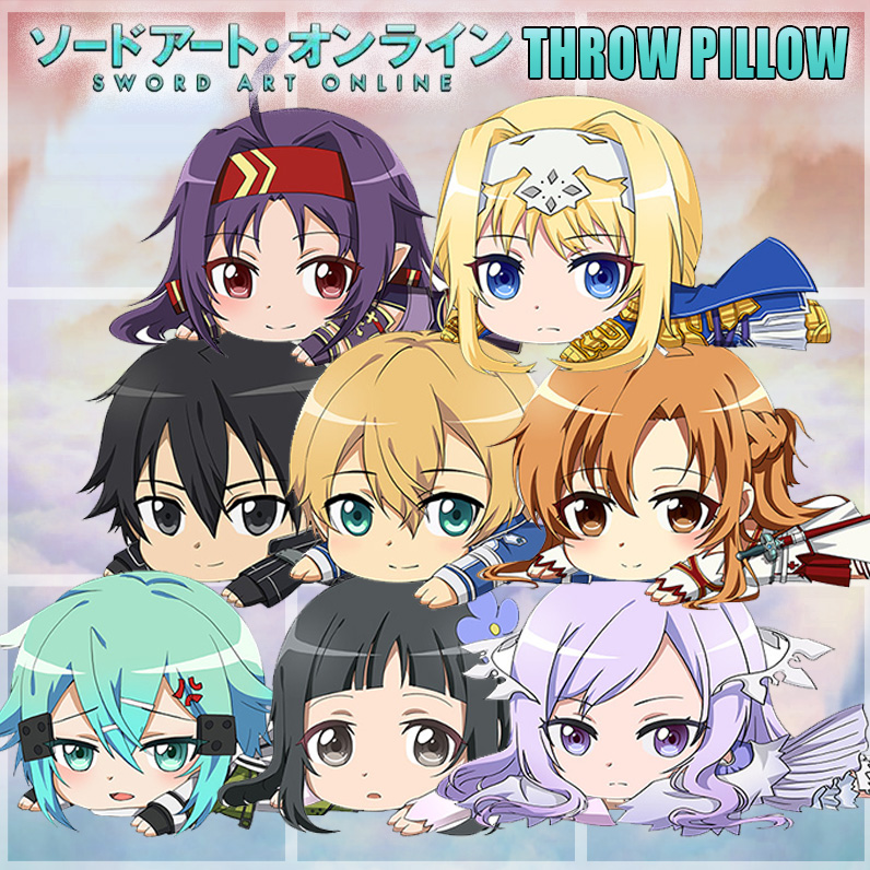 Sword Art Online SAO Silica Anime Dakimakura Hugging Body Pillow Case Cover