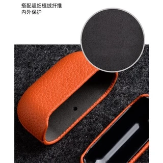 Melkco สําหรับ AirPods 4 3 2 1 หนังพรีเมี่ยมหูฟังสําหรับ AirPods Pro 2 อุปกรณ์เสริมหนังวัวแท้